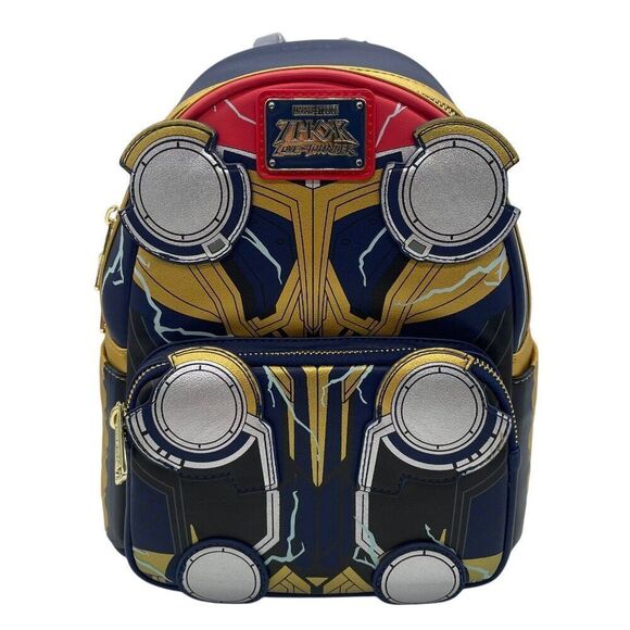 Loungefly Marvel Thor Love & Thunder Cosplay Mini Backpack Glow in Dark New - Picture 1 of 10